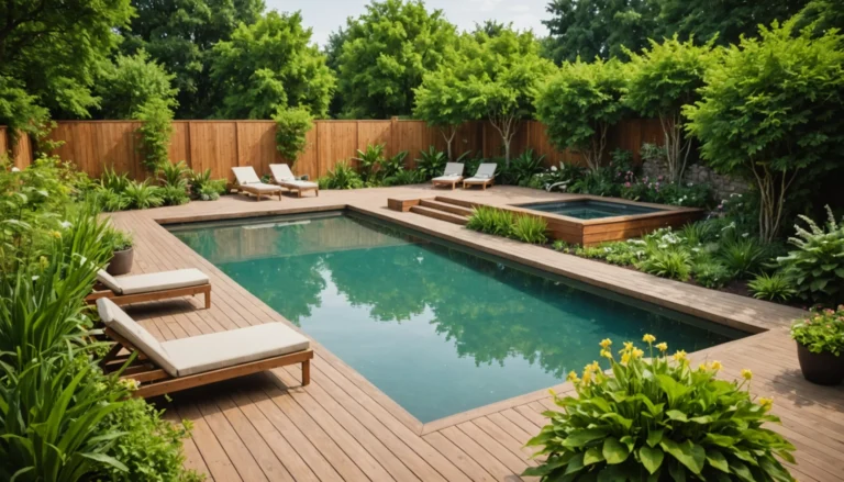 Transformez votre jardin avec une petite piscine en bois élégante et écologique
