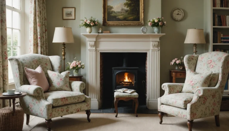 fauteuil style anglais cottage