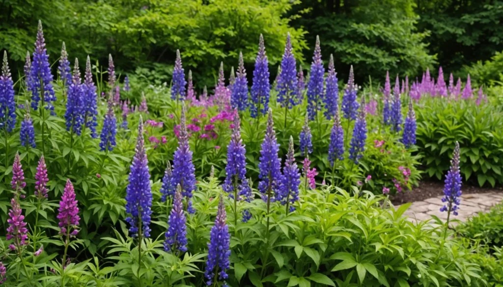 vivaces à fleurs violettes résistantes au froid