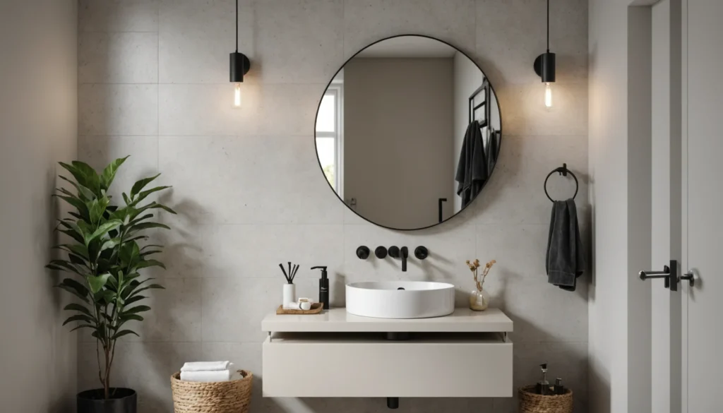 baignoire et douche pour petite salle de bain