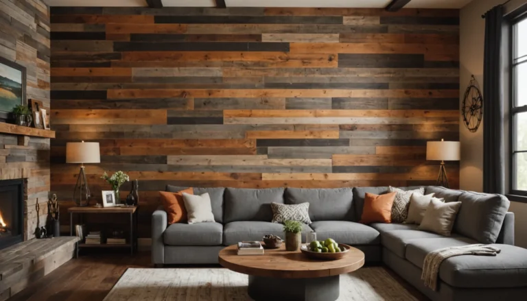 revêtement mural en bois intérieur